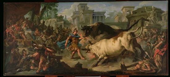 Jason Taming the Bulls of Aeetes